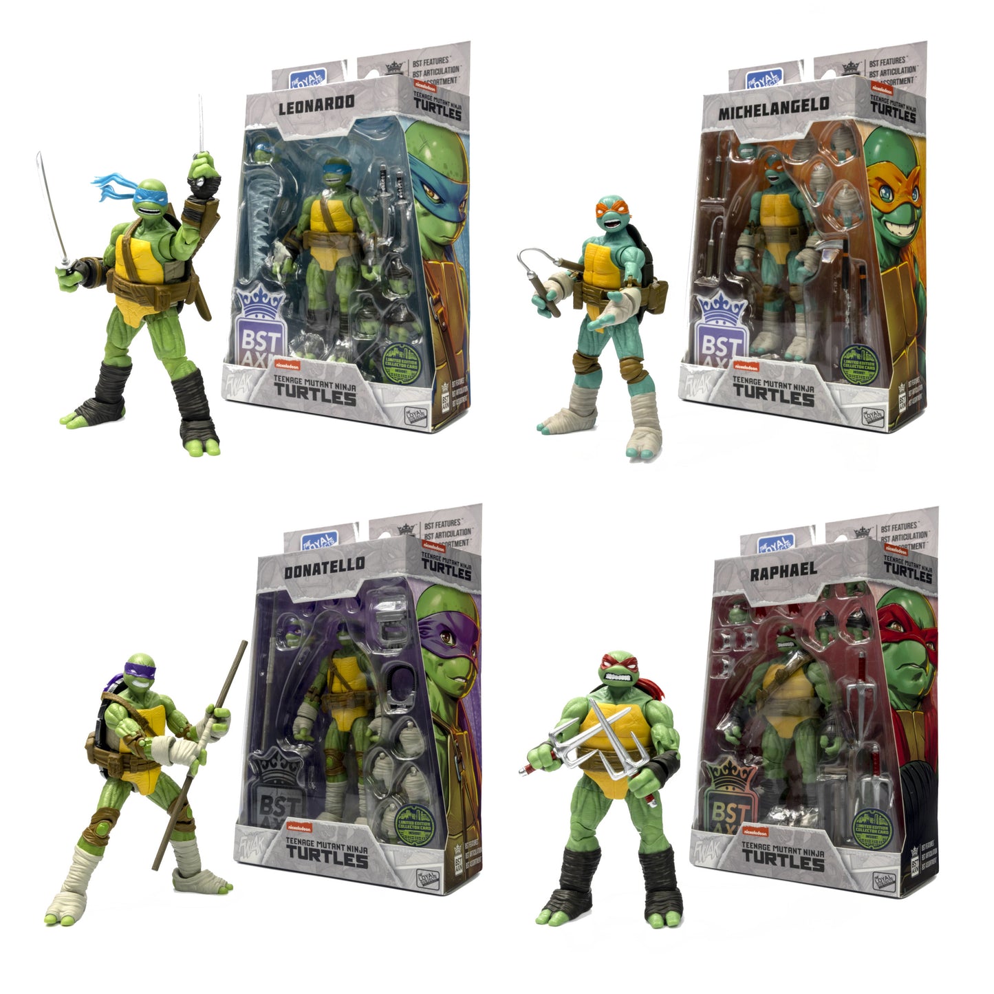 TMNT BST AXN Wave 1 - Set of 4