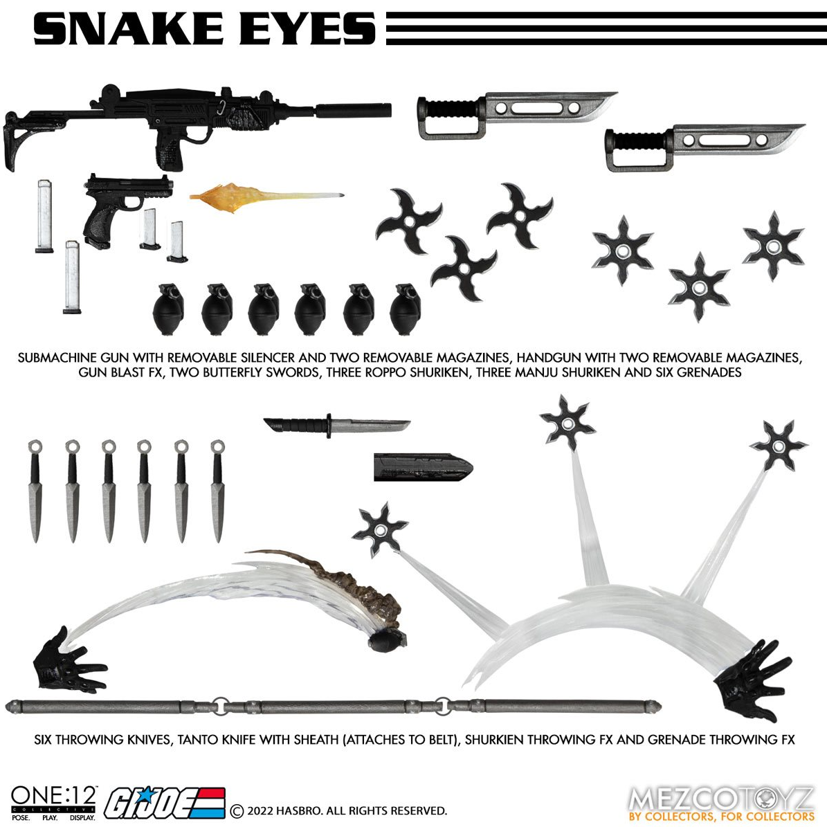G.I. Joe One:12 - Snake Eyes Deluxe