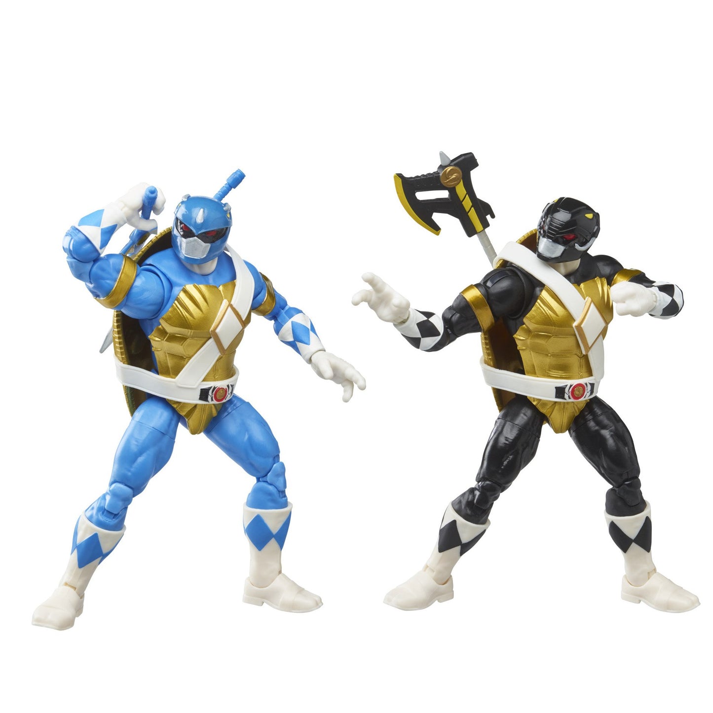 TMNT X Power Rangers Lightning Collection Leonardo & Donatello 2-Pack