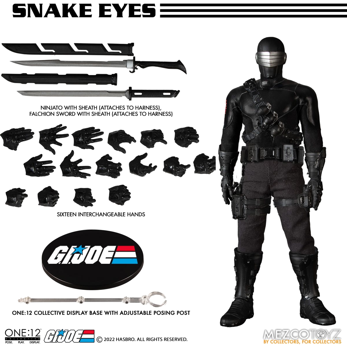 G.I. Joe One:12 - Snake Eyes Deluxe