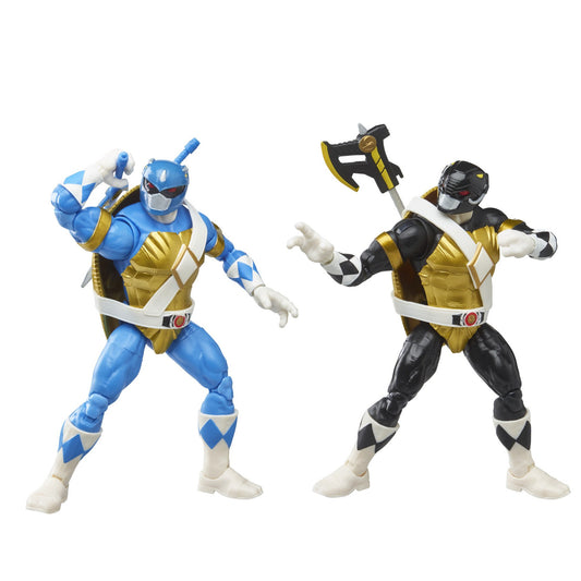 TMNT X Power Rangers Lightning Collection Leonardo & Donatello 2-Pack